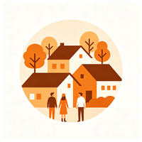 Rural development icon